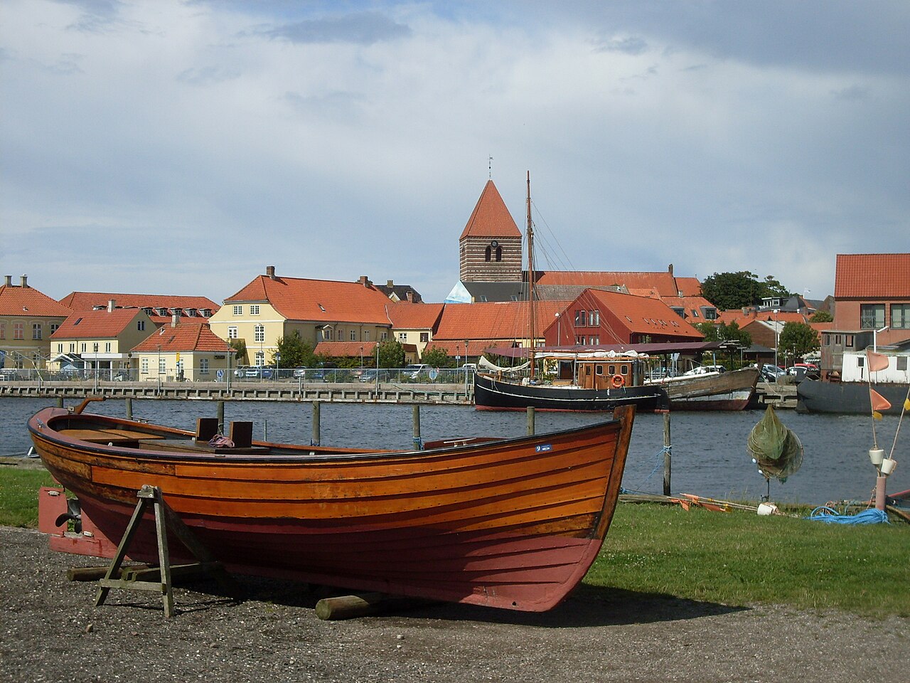 Stege Havn set fra vandet