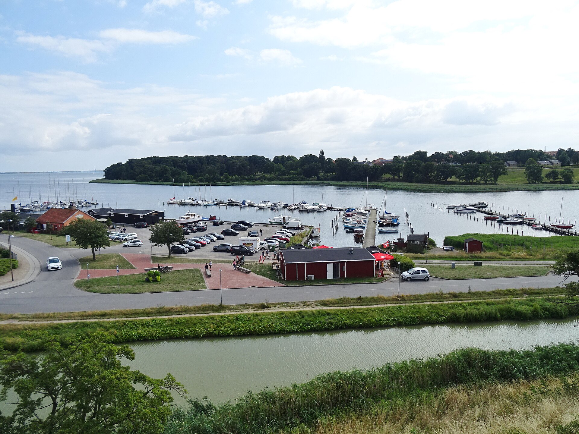Vordingborg Nordhavn set fra vandet