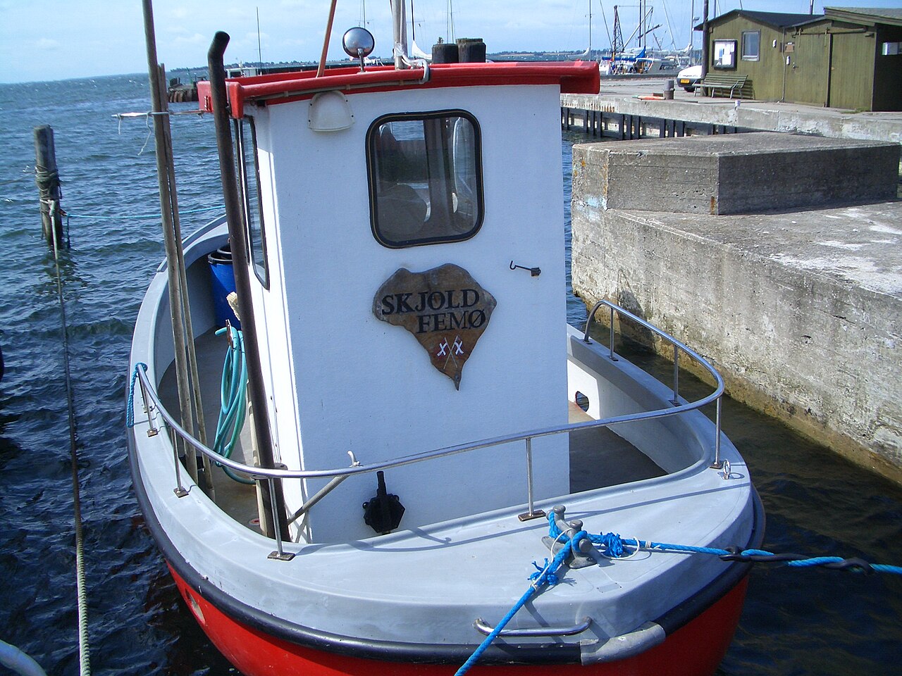 Omgivelserne omkring Femø Havn